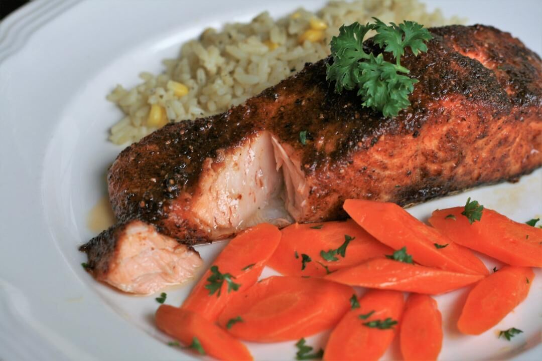 Cajun Air Fryer Salmon